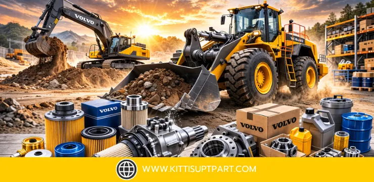 อะไหล่รถขุด รถตัก Volvo เลือกอย่างไรให้คุ้มค่าและได้มาตรฐาน